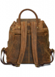 Vintage-Leder Rucksack braun
